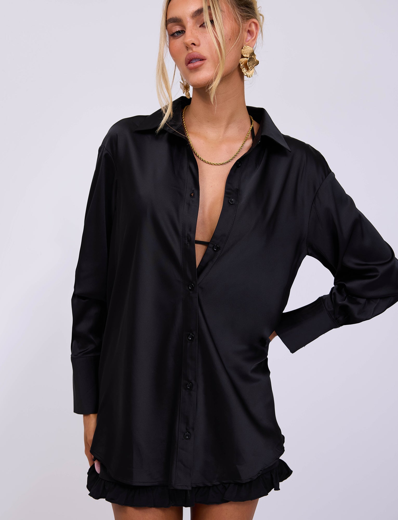 ALINA SHIRT - BLACK