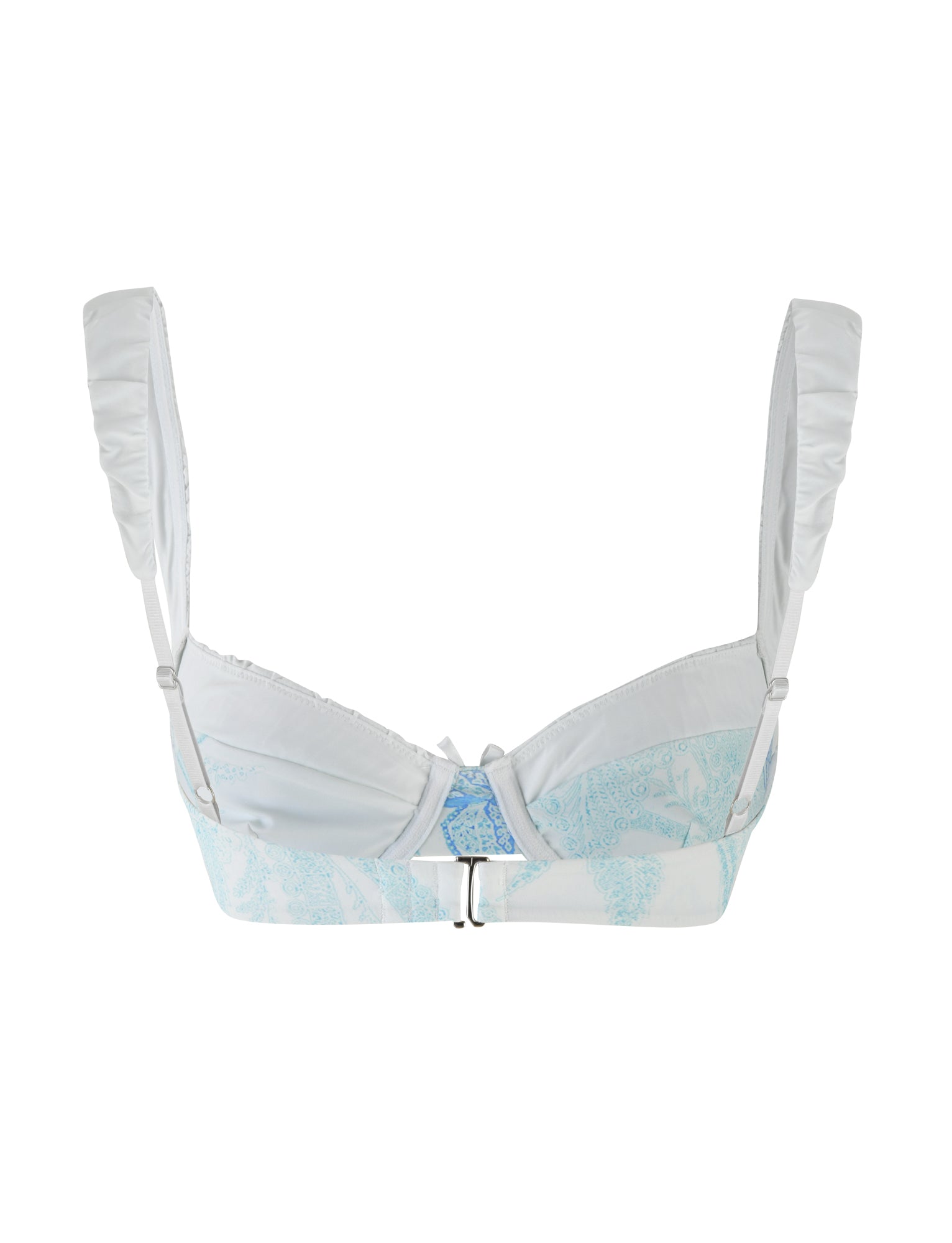AMARAN BIKINI TOP - BLUE : FLORAL TAPESTRY