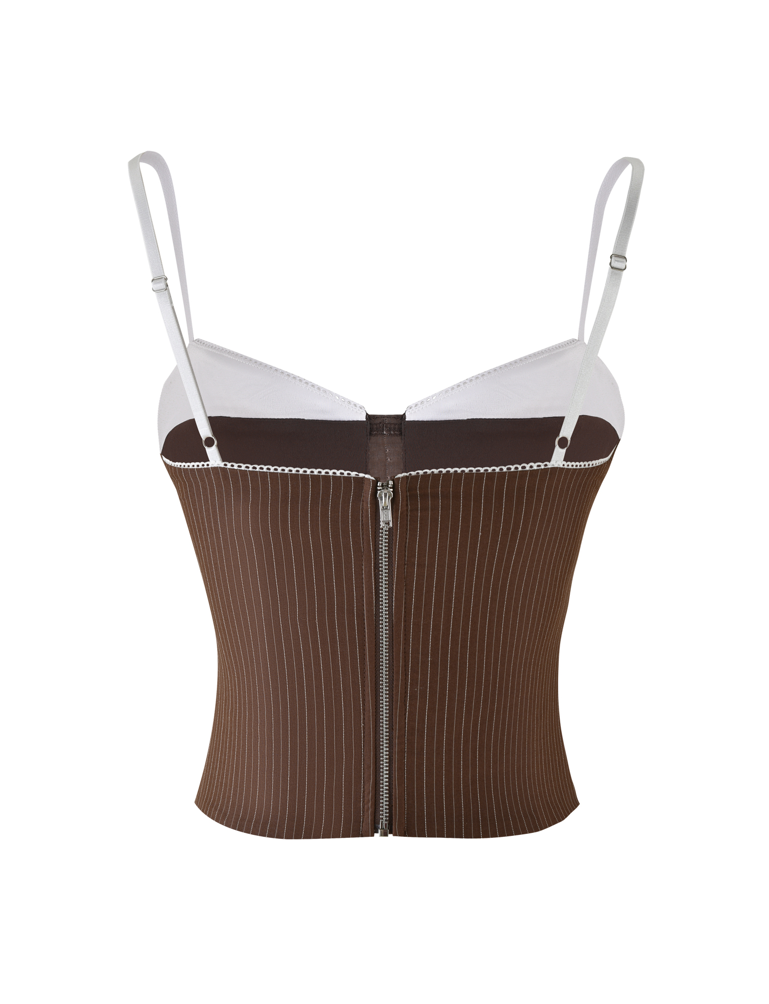 ANTONELLA CORSET 2.0 - BROWN : CHOCOLATE : CHOCOLATE PINSTRIPE