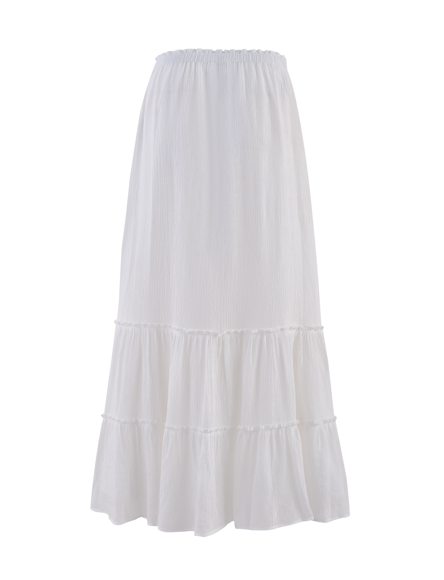 ASHLYNN MAXI SKIRT - WHITE