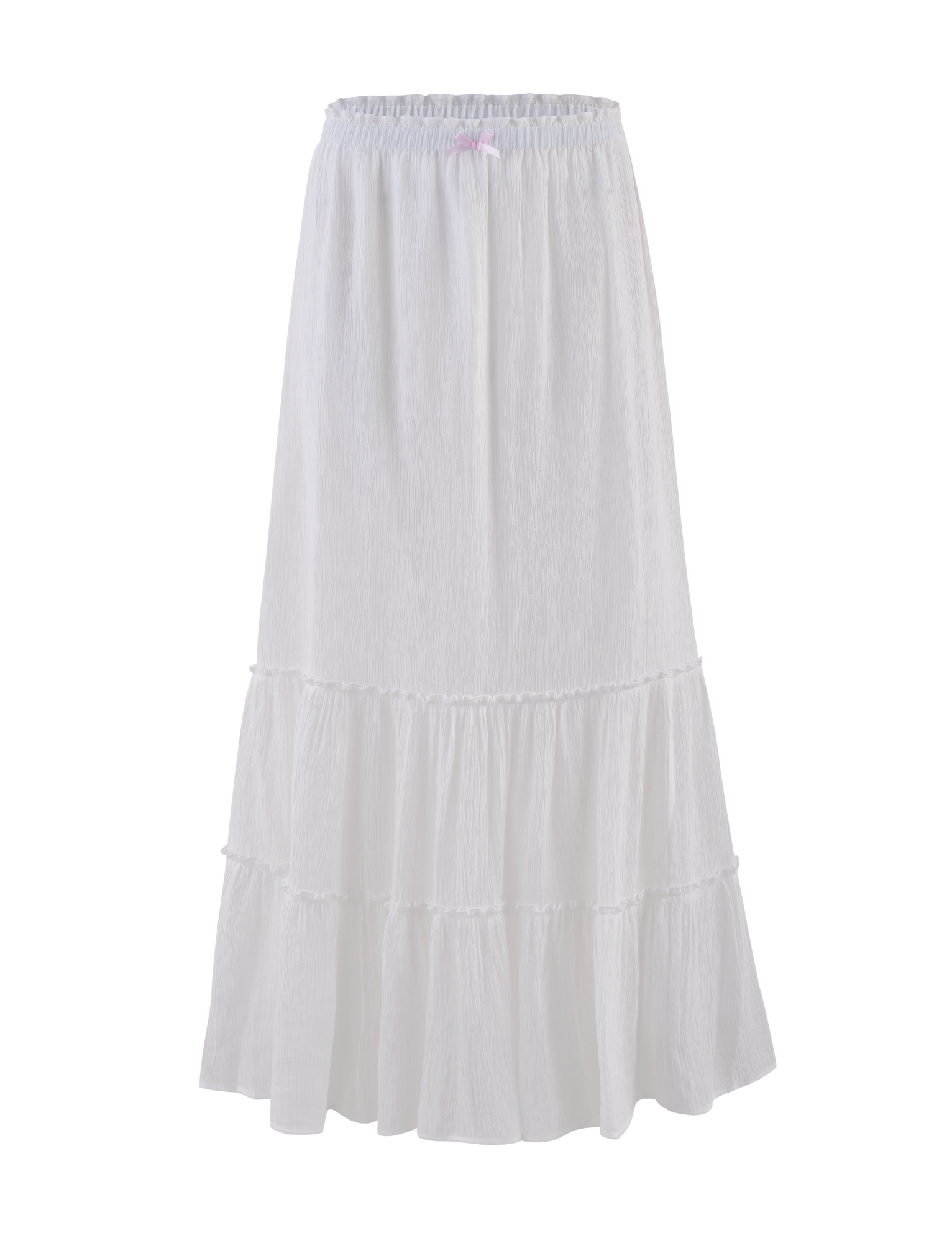 ASHLYNN MAXI SKIRT - WHITE