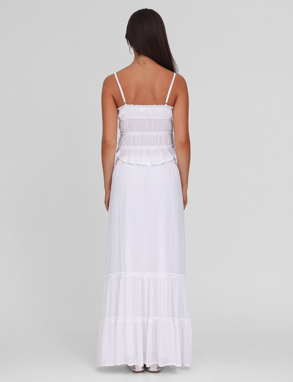 ASHLYNN MAXI SKIRT - WHITE