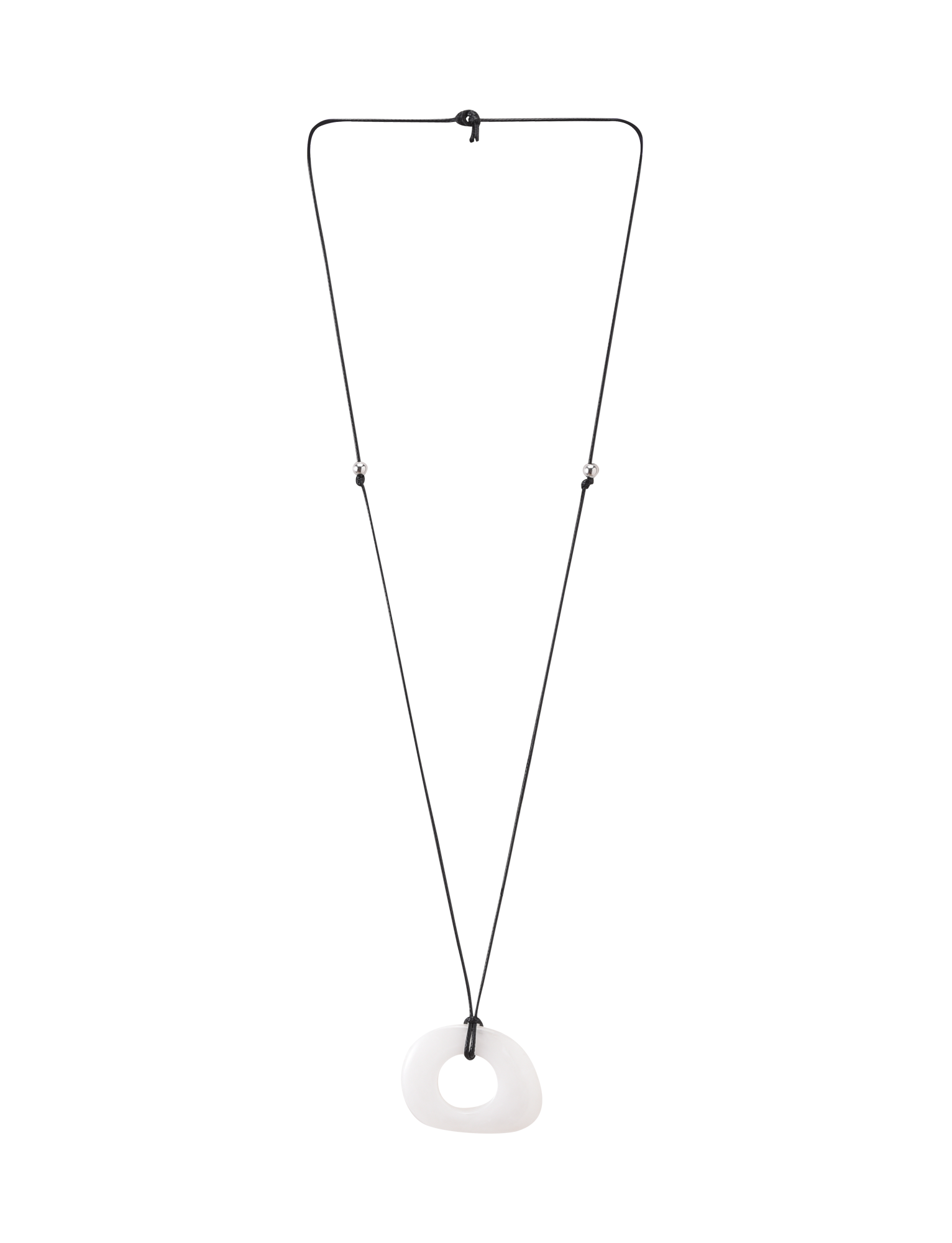 AMYRA PENDANT NECKLACE - WHITE