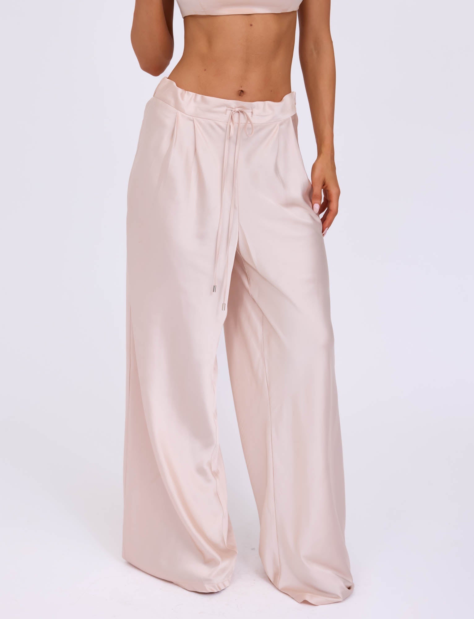 ALINA PANT - WHITE : IVORY